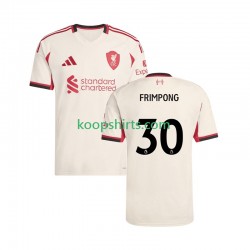 Liverpool Uit Tenue Heren Voetbalshirts Jeremie Frimpong 30 2025-2026 Korte Mouwen