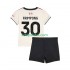 Liverpool Uit Tenue Kinder Voetbalshirts Jeremie Frimpong 30 2025-2026 Korte Mouwen