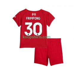 Liverpool Thuis Tenue Kinder Voetbalshirts Jeremie Frimpong 30 2025-2026 Korte Mouwen