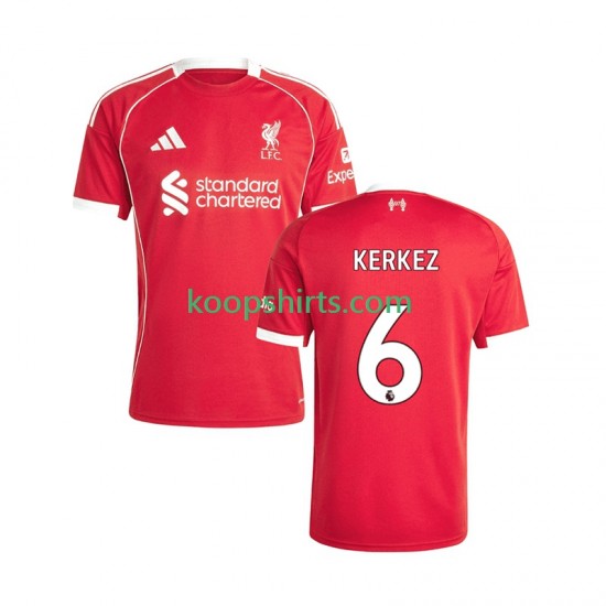 Liverpool Thuis Tenue Heren Voetbalshirts Milos Kerkez 6 2025-2026 Korte Mouwen Liverpool Thuis Tenue Heren Voetbalshirts Milos Kerkez 6 2025-2026 Korte Mouwen