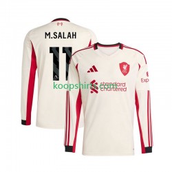 Liverpool Uit Tenue Heren Voetbalshirts Mohamed Salah 11 2025-2026 Lange Mouwen