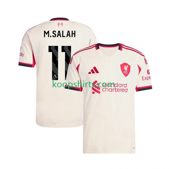 Liverpool Uit Tenue Heren Voetbalshirts Mohamed Salah 11 2025-2026 Korte Mouwen Liverpool Uit Tenue Heren Voetbalshirts Mohamed Salah 11 2025-2026 Korte Mouwen