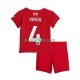 Liverpool Thuis Tenue Kinder Voetbalshirts Virgil van Dijk 4 2025-2026 Korte Mouwen Liverpool Thuis Tenue Kinder Voetbalshirts Virgil van Dijk 4 2025-2026 Korte Mouwen
