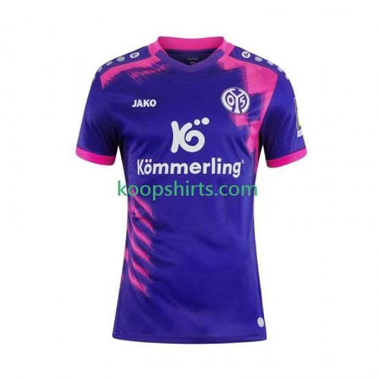Mainz 05 Uit Tenue Heren Voetbalshirts 2025-2026 Korte Mouwen Mainz 05 Uit Tenue Heren Voetbalshirts 2025-2026 Korte Mouwen