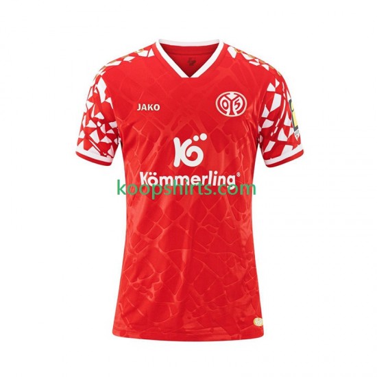 Mainz 05 Thuis Tenue Heren Voetbalshirts 2025-2026 Korte Mouwen Mainz 05 Thuis Tenue Heren Voetbalshirts 2025-2026 Korte Mouwen