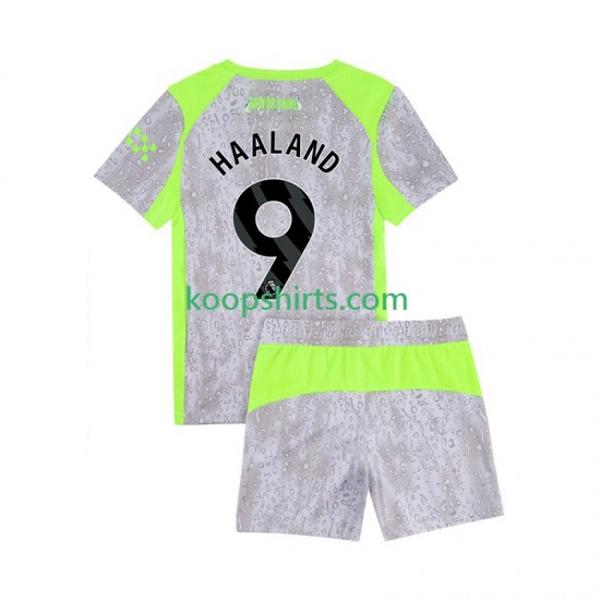 Manchester City Derde Tenue Heren Voetbalshirts Kinder Voetbalshirts Erling Haaland 9 2025-2026 Korte Mouwen Manchester City Derde Tenue Heren Voetbalshirts Kinder Voetbalshirts Erling Haaland 9 2025-2026 Korte Mouwen