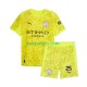 Manchester City Doelman Derde Tenue Kinder Voetbalshirts Gianluigi Donnarumma 25 2025-2026 Korte Mouwen