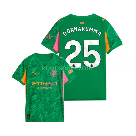 Manchester City Doelman Thuis Tenue Heren Voetbalshirts Gianluigi Donnarumma 25 2025-2026 Korte Mouwen Manchester City Doelman Thuis Tenue Heren Voetbalshirts Gianluigi Donnarumma 25 2025-2026 Korte Mouwen