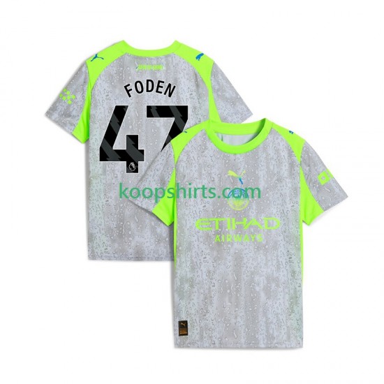 Manchester City Derde Tenue Heren Voetbalshirts Phil Foden 47 2025-2026 Korte Mouwen Manchester City Derde Tenue Heren Voetbalshirts Phil Foden 47 2025-2026 Korte Mouwen