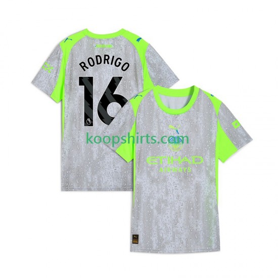 Manchester City Derde Tenue Heren Voetbalshirts Rodrigo Hernandez 16 2025-2026 Korte Mouwen Manchester City Derde Tenue Heren Voetbalshirts Rodrigo Hernandez 16 2025-2026 Korte Mouwen