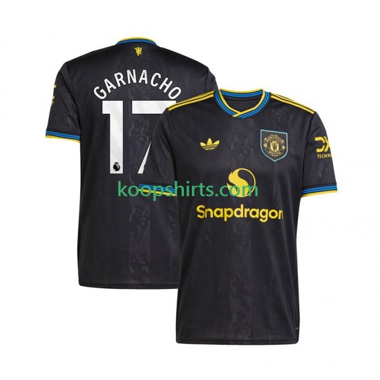 Manchester United Derde Tenue Heren Voetbalshirts Alejandro Garnacho 17 2025-2026 Korte Mouwen Manchester United Derde Tenue Heren Voetbalshirts Alejandro Garnacho 17 2025-2026 Korte Mouwen