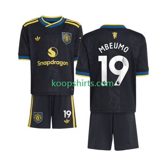 Manchester United Derde Tenue Kinder Voetbalshirts Bryan Mbeumo 19 2025-2026 Korte Mouwen Manchester United Derde Tenue Kinder Voetbalshirts Bryan Mbeumo 19 2025-2026 Korte Mouwen