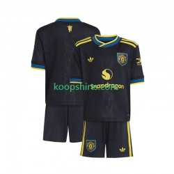 Manchester United Derde Tenue Kinder Voetbalshirts 2025-2026 Korte Mouwen