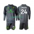 Manchester United Doelman Uit Tenue Kinder Voetbalshirts Andre Onana 24 2025-2026 Lange Mouwen