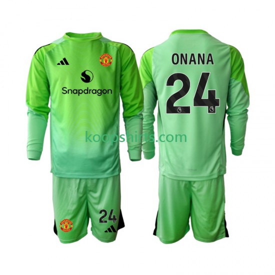 Manchester United Doelman Vierde Tenue Kinder Voetbalshirts Andre Onana 24 2025-2026 Lange Mouwen Manchester United Doelman Vierde Tenue Kinder Voetbalshirts Andre Onana 24 2025-2026 Lange Mouwen