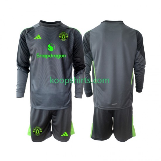 Manchester United Doelman Uit Tenue Kinder Voetbalshirts 2025-2026 Lange Mouwen Manchester United Doelman Uit Tenue Kinder Voetbalshirts 2025-2026 Lange Mouwen