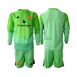 Manchester United Doelman Vierde Tenue Kinder Voetbalshirts 2025-2026 Lange Mouwen