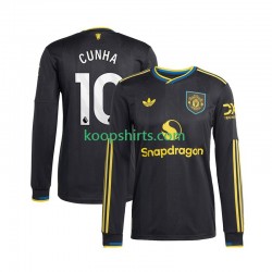 Manchester United Derde Tenue Heren Voetbalshirts Matheus Cunha 10 2025-2026 Lange Mouwen