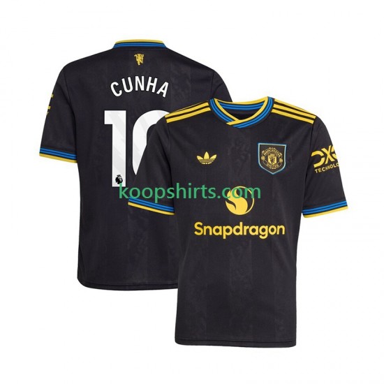 Manchester United Derde Tenue Heren Voetbalshirts Matheus Cunha 10 2025-2026 Korte Mouwen Manchester United Derde Tenue Heren Voetbalshirts Matheus Cunha 10 2025-2026 Korte Mouwen