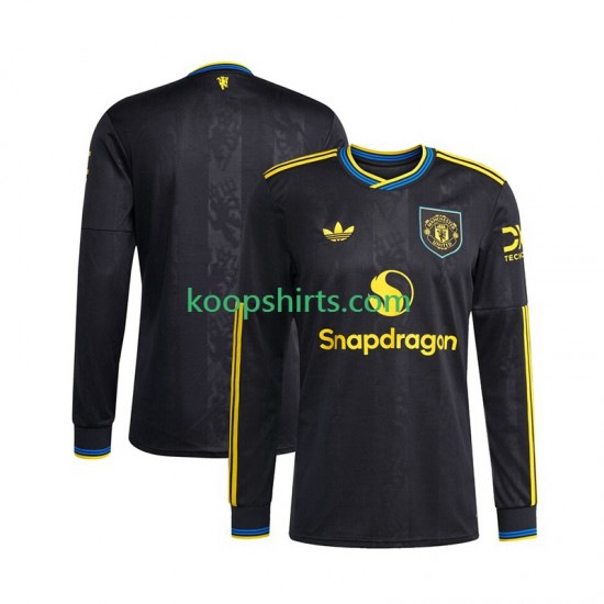 Manchester United Derde Tenue Heren Voetbalshirts 2025-2026 Lange Mouwen Manchester United Derde Tenue Heren Voetbalshirts 2025-2026 Lange Mouwen