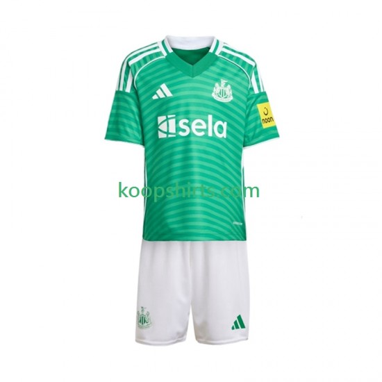 Newcastle United Uit Tenue Kinder Voetbalshirts 2025-2026 Korte Mouwen Newcastle United Uit Tenue Kinder Voetbalshirts 2025-2026 Korte Mouwen