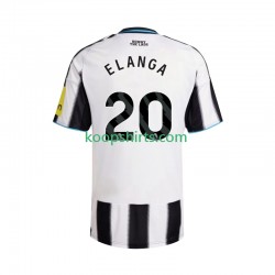 Newcastle United Thuis Tenue Heren Voetbalshirts Elanga 20 2025-2026 Korte Mouwen