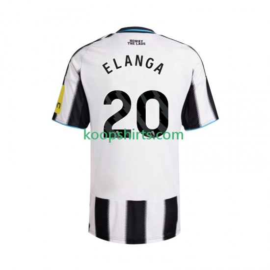 Newcastle United Thuis Tenue Heren Voetbalshirts Elanga 20 2025-2026 Korte Mouwen Newcastle United Thuis Tenue Heren Voetbalshirts Elanga 20 2025-2026 Korte Mouwen