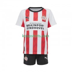 PSV Eindhoven Thuis Tenue Kinder Voetbalshirts 2025-2026 Korte Mouwen