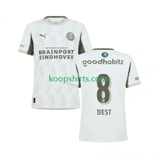 PSV Eindhoven Derde Tenue Heren Voetbalshirts Sergino Dest 8 2025-2026 Korte Mouwen PSV Eindhoven Derde Tenue Heren Voetbalshirts Sergino Dest 8 2025-2026 Korte Mouwen