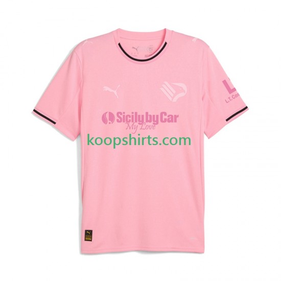 Thuis Tenue Heren Voetbalshirts Palermo 2024-2025 Korte Mouwen Thuis Tenue Heren Voetbalshirts Palermo 2024-2025 Korte Mouwen