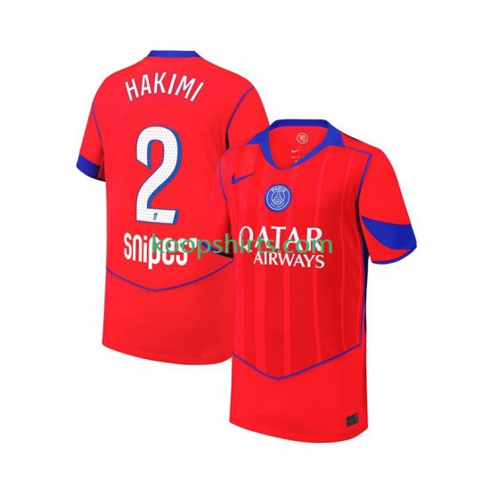 Paris Saint-Germain Derde Tenue Heren Voetbalshirts Achraf Hakimi 2 2025-2026 Korte Mouwen Paris Saint-Germain Derde Tenue Heren Voetbalshirts Achraf Hakimi 2 2025-2026 Korte Mouwen