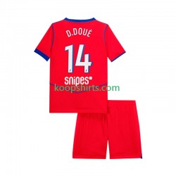 Paris Saint-Germain Derde Tenue Kinder Voetbalshirts Desire Doue 14 2025-2026 Korte Mouwen