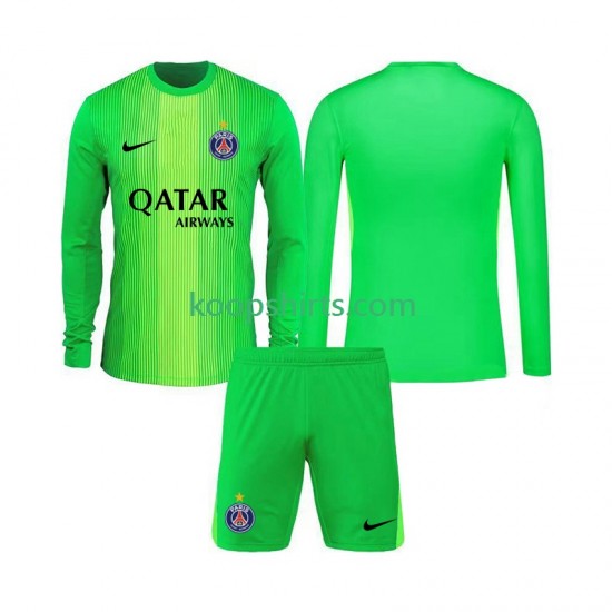 Paris Saint-Germain Doelman Uit Tenue Kinder Voetbalshirts 2025-2026 Lange Mouwen Paris Saint-Germain Doelman Uit Tenue Kinder Voetbalshirts 2025-2026 Lange Mouwen