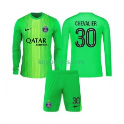Paris Saint-Germain Doelman Uit Tenue Kinder Voetbalshirts Lucas Chevalier 30 2025-2026 Lange Mouwen
