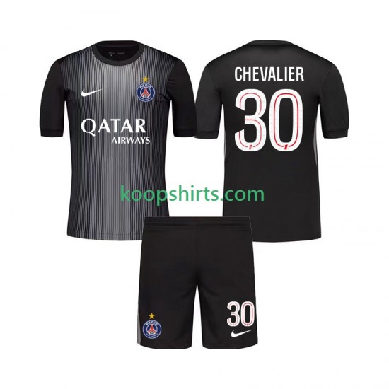 Paris Saint-Germain Doelman Thuis Tenue Kinder Voetbalshirts Lucas Chevalier 30 2025-2026 Korte Mouwen Paris Saint-Germain Doelman Thuis Tenue Kinder Voetbalshirts Lucas Chevalier 30 2025-2026 Korte Mouwen