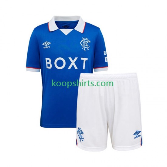 Rangers Thuis Tenue Kinder Voetbalshirts 2025-2026 Korte Mouwen Rangers Thuis Tenue Kinder Voetbalshirts 2025-2026 Korte Mouwen