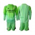 Real Madrid Uit Tenue Kinder Voetbalshirts 2025-2026 Lange Mouwen
