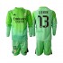 Real Madrid Doelman Uit Tenue Kinder Voetbalshirts Andriy Lunin 13 2025-2026 Lange Mouwen