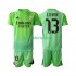 Real Madrid Doelman Uit Tenue Kinder Voetbalshirts Andriy Lunin 13 2025-2026 Korte Mouwen