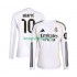 Real Madrid Thuis Tenue Heren Voetbalshirts Kylian Mbappe 10 2025-2026 Lange Mouwen