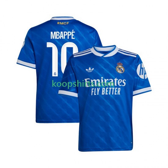 Real Madrid Derde Tenue Heren Voetbalshirts Kylian Mbappe 10 2025-2026 Korte Mouwen Real Madrid Derde Tenue Heren Voetbalshirts Kylian Mbappe 10 2025-2026 Korte Mouwen