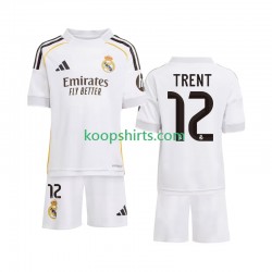 Real Madrid Thuis Tenue Kinder Voetbalshirts Trent Alexander-Arnold 12 2025-2026 Korte Mouwen