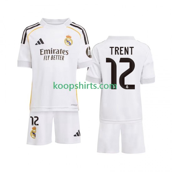 Real Madrid Thuis Tenue Kinder Voetbalshirts Trent Alexander-Arnold 12 2025-2026 Korte Mouwen Real Madrid Thuis Tenue Kinder Voetbalshirts Trent Alexander-Arnold 12 2025-2026 Korte Mouwen