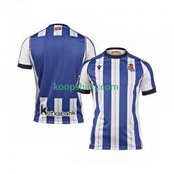 Real Sociedad Thuis Tenue Heren Voetbalshirts 2025-2026 Korte Mouwen