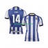 USA Real Sociedad Thuis Tenue Heren Voetbalshirts Takef Kubo 14 2025-2026 Korte Mouwen