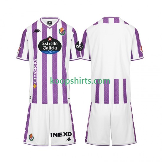 Real Valladolid Thuis Tenue Kinder Voetbalshirts 2025-2026 Korte Mouwen Real Valladolid Thuis Tenue Kinder Voetbalshirts 2025-2026 Korte Mouwen
