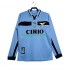 SS Lazio Retro Thuis Tenue Heren Voetbalshirts 1998 1999 Lange Mouwen