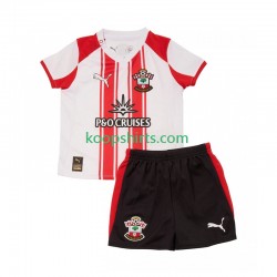 Southampton Thuis Tenue Kinder Voetbalshirts 2025-2026 Korte Mouwen