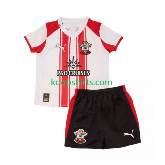 Southampton Thuis Tenue Kinder Voetbalshirts 2025-2026 Korte Mouwen Southampton Thuis Tenue Kinder Voetbalshirts 2025-2026 Korte Mouwen