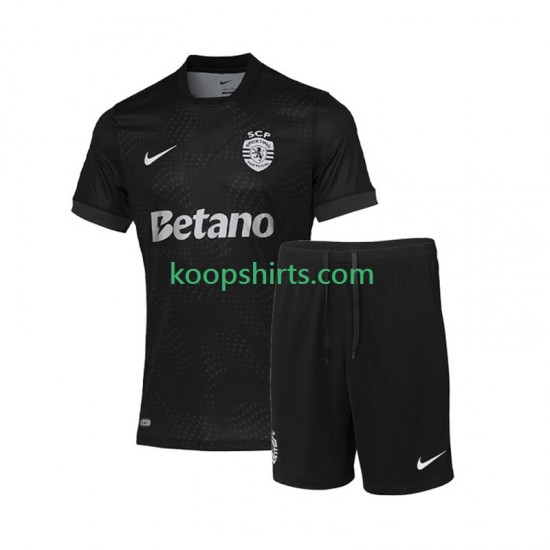 Sporting CP Uit Tenue Kinder Voetbalshirts 2025-2026 Korte Mouwen Sporting CP Uit Tenue Kinder Voetbalshirts 2025-2026 Korte Mouwen